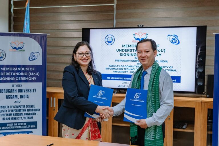 Dibrugarh University Partners with Vietnam’s UIT to Promote Global Education
