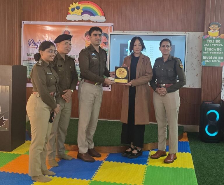 Chum Darang Becomes Child Safety Ambassador for East Siang Police’s Project Muskaan